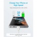 Anker Дата кабель USB-C to USB-C 0.9m nylon 322 white Anker (A81F5H21/A81F5G21)