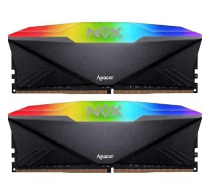 Apacer Модуль пам`ятi DDR4 2x8GB/3200 Apacer NOX RGB Black (AH4U16G32C28YNBAA-2)