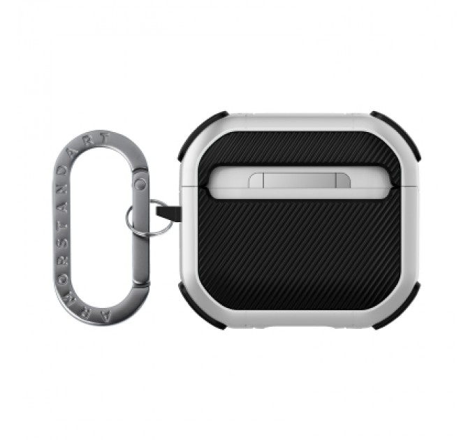 Armorstandart Чохол для навушників Armorstandart Panzer для Apple Airpods 4 White (ARM82553)