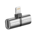 Promate Адаптер Promate Lightning - 2хLightning (M/F) iHinge Grey (ihinge-lt.grey)