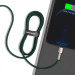 Baseus Кабель Baseus Cafule Metal USB-Lightning, 2.4A, 1м Black (6953156202245)