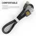 Luxe Cube Кабель Luxe Cube Flat USB - Lightning (M/M),  1 м, чорний (2231252964019)