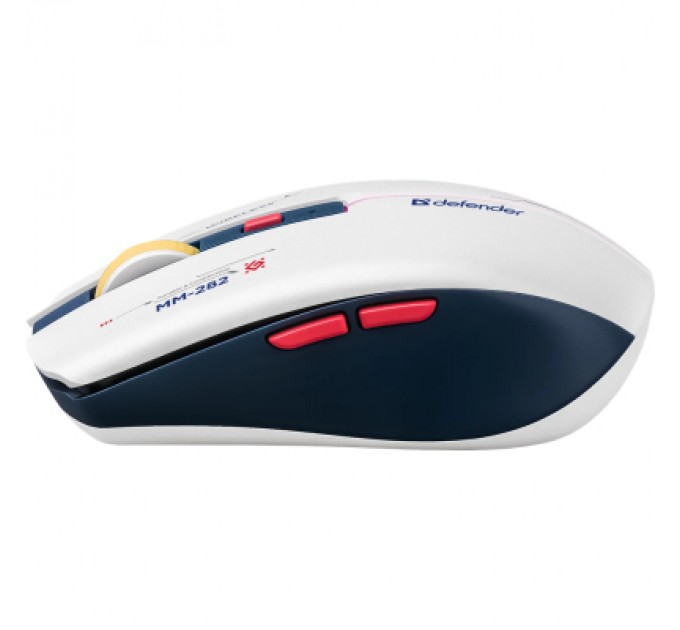 Defender Мишка Defender Dila MM-282 Wireless White/Blue (52282)
