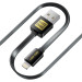 Luxe Cube Кабель Luxe Cube Flat USB - Lightning (M/M),  1 м, чорний (2231252964019)