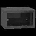 Шафа настінна Ipcom 4U, 600*350, RAL9005 (СН-4U-060х035-ДС-9005)