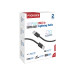Promate Кабель Promate USB Type-C - Lightning (M/M), 3 A, 27 W, 1.2 м, EcoLine-Ci120 Black (ecoline-ci120.black)