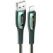 Usams Кабель Usams US-SJ469 USB - Lightning, 1.2 м, Dark Green (SJ469USB02)
