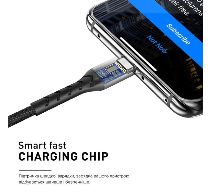 Luxe Cube Кабель Luxe Cube Kevlar USB - micro USB (M/M), 1.2 м, райдужний (8886668686259)