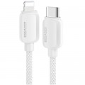 Essager Дата кабель USB-C to Lightning 2.0m 20W white Essager (EXCTL-WLA02-P)