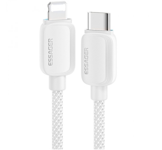 Essager Дата кабель USB-C to Lightning 2.0m 20W white Essager (EXCTL-WLA02-P)