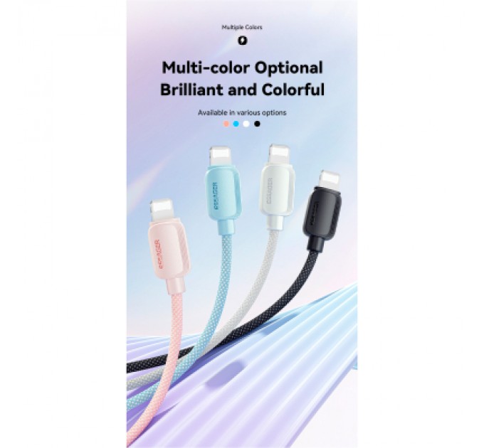 Essager Дата кабель USB-C to Lightning 2.0m 20W white Essager (EXCTL-WLA02-P)