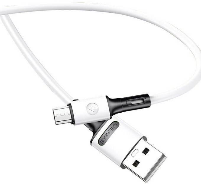 Usams Кабель Usams US-SJ435 USB - Micro USB, 1 м, White (SJ435USB01)