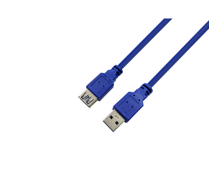 Prologix Кабель ProLogix USB - USB V 3.0 (M/F), 3 м, синій (PR-USB-P-11-30-3m)
