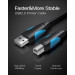 Vention Кабель для принтера Vention USB - USB Type-B (M/M), 1 м, Black (VAS-A16-B100)