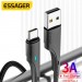 Essager Дата кабель USB 2.0 AM to USB-C 3.0m black Essager (EXCT-LSC01)