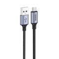 Foneng Кабель Foneng X95 Metal Head Braided Cable USB - USB-C 3A 1.2м Black (X95-CA-TC)