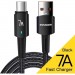 Essager Дата кабель USB 2.0 AM to USB-C 3.0m 100W black Essager (EXC7A-CGC01-P)
