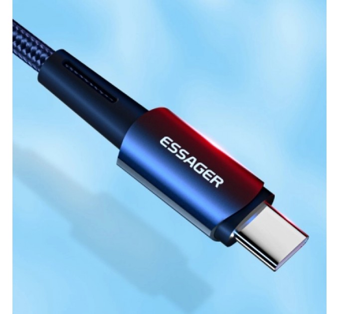 Essager Дата кабель USB-C to Lightning 2.0m 20W black Essager (EXCTL-CGA01)