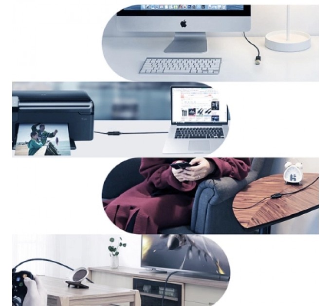 Essager Дата кабель USB 3.0 AM/AF 2.0m Essager (EXCAM-YTC01)