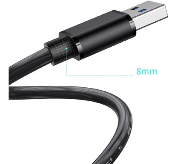 Essager Дата кабель USB 3.0 AM/AF 2.0m Essager (EXCAM-YTC01)