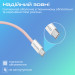 Promate Кабель Promate USB Type-C - USB Type-C (M/M), 3 A, 60 W, 2 м, EcoLine-CC200 Pink (ecoline-cc200.pink)