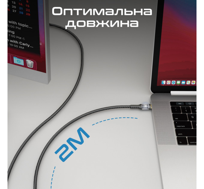 Promate Кабель Promate USB Type-C - USB Type-C (M/M), 5 A, 100 W, 2 м, Lucidline-CC200 Black (lucidline-cc200.black)