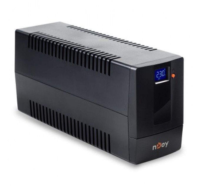 nJoy Джерело безперебійного живлення NJOY Horus Plus 800 (PWUP-LI080H1-AZ01B) Lin.int., AVR, 2 x евро, USB, LCD, пластик