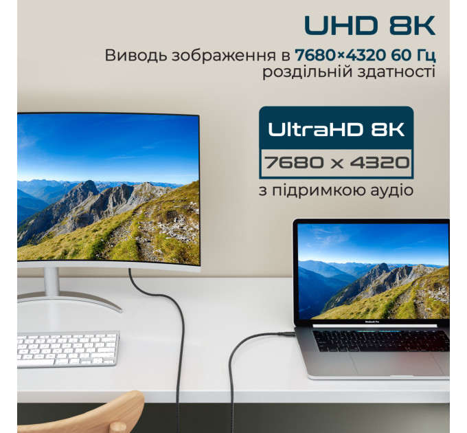 Promate Кабель Promate USB Type-C - USB Type-C (M/M), 5 A, 240 W, 1 м, PowerBolt240 Black (powerbolt240-1m.black)