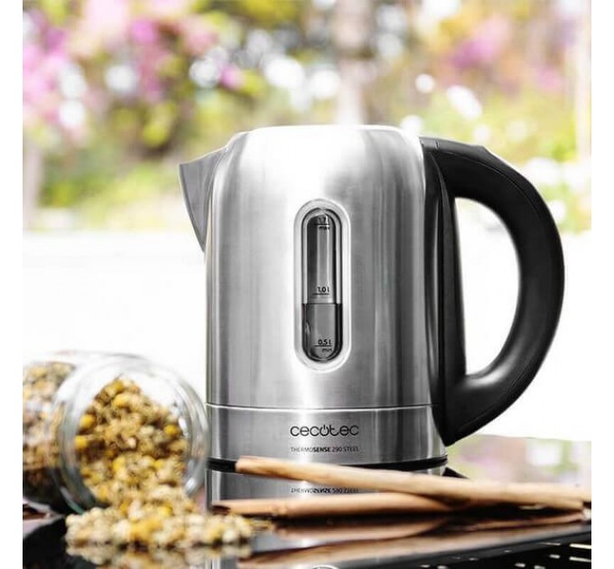 Cecotec Електрочайник Cecotec ThermoSense 290 Steel CCTC-01515 (8435484015158)
