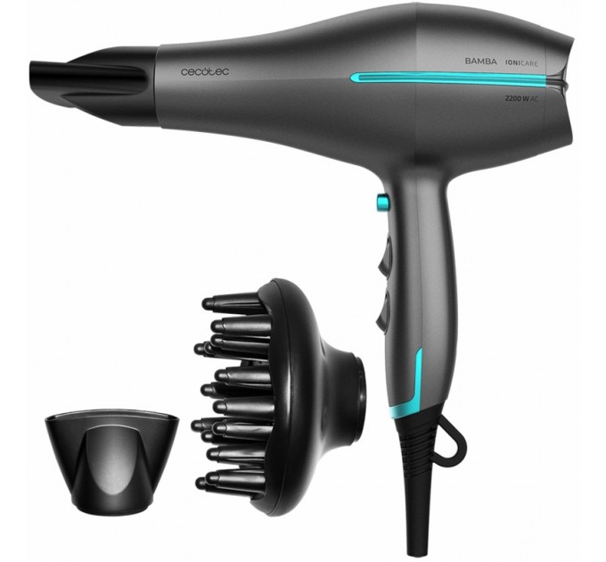 Cecotec Фен Cecotec Bamba IoniCare 5200 Aura Black CCTC-04201 (8435484042017)