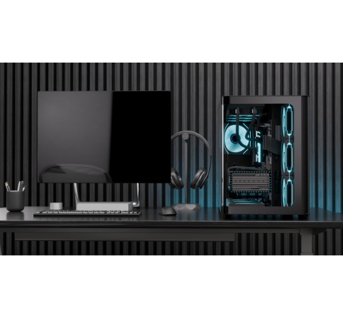 AeroCool Корпус AeroCool P500C-G-BK-v1 (ACCM-PN01043.11) Black без БЖ