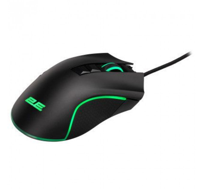 Мишка 2E MG340 RGB USB Black (2E-MG340UB)
