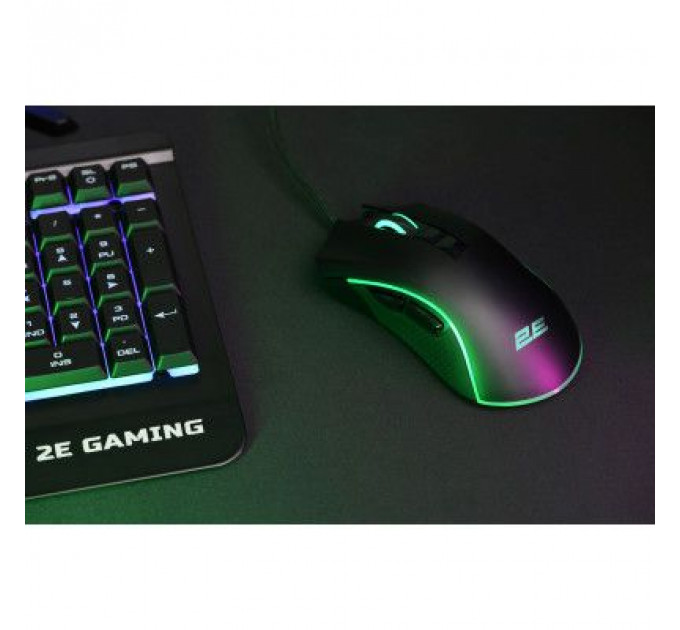 Мишка 2E MG340 RGB USB Black (2E-MG340UB)
