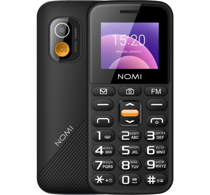 Nomi Мобільний телефон Nomi i1820 Black