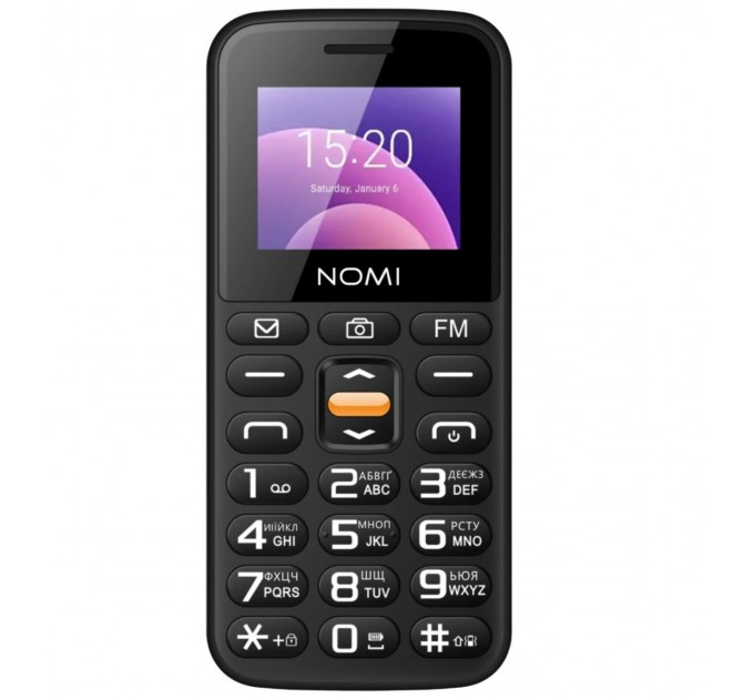 Nomi Мобільний телефон Nomi i1820 Black