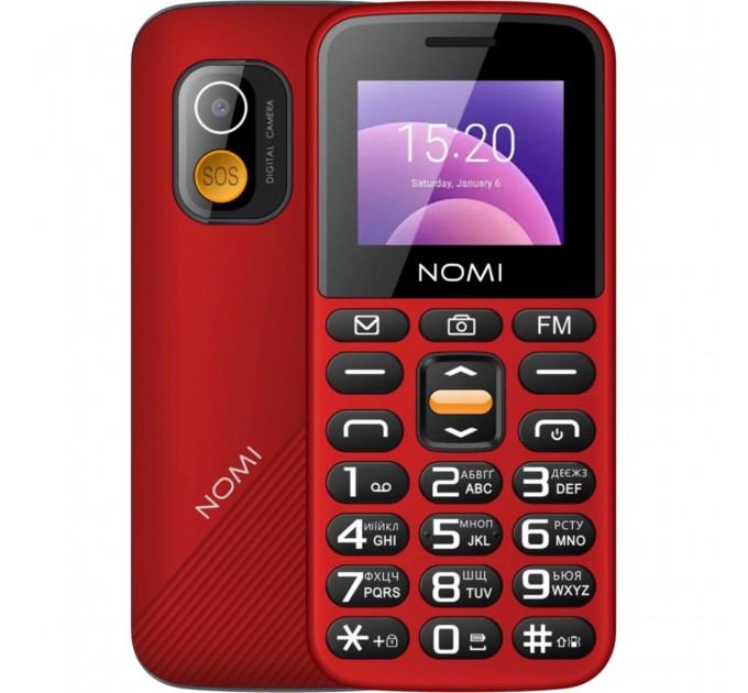 Nomi Мобільний телефон Nomi i1820 Red