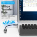 Vention Кабель Vention USB 3.1 Type-C - OTG USB3.0 AF, 0.15 m, Black (CCVBB)