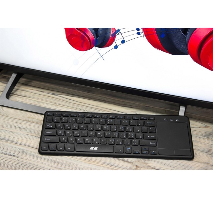 2E Клавіатура бездротова 2E KT100 WL Ukr Black (2E-KT100WB_UA)