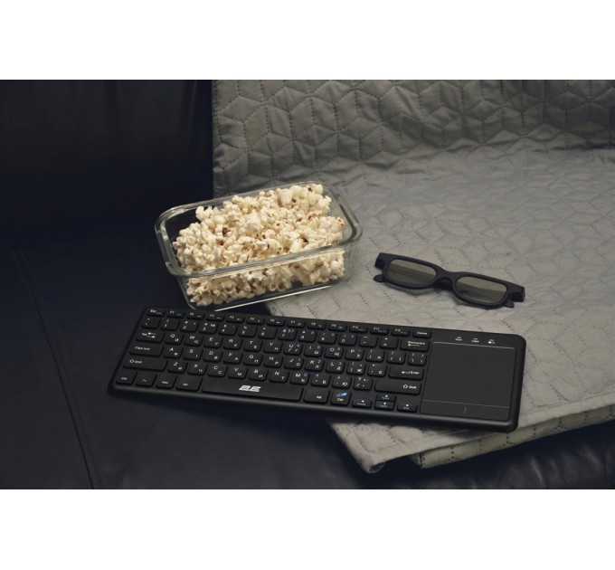 2E Клавіатура бездротова 2E KT100 WL Ukr Black (2E-KT100WB_UA)