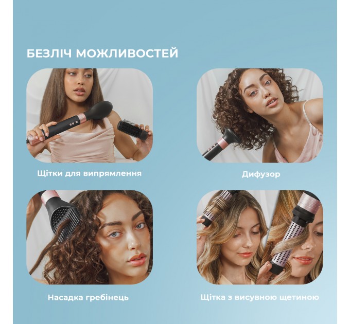 Cecotec Стайлер Cecotec Bamba CeramicCare 14in1 AirGlam Black (CCTC-00251)