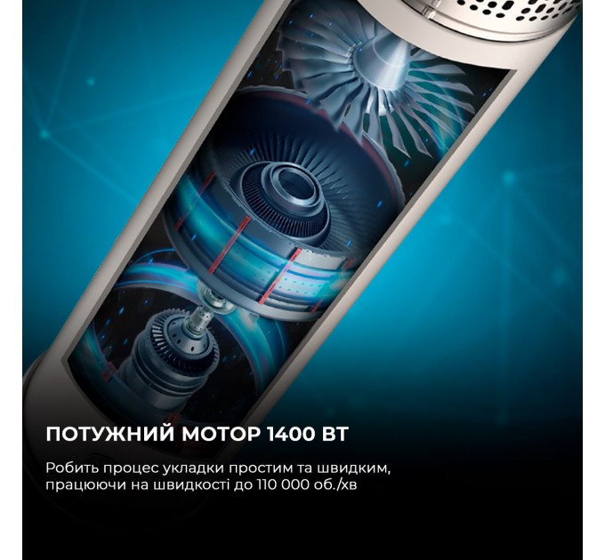 Cecotec Стайлер Cecotec Bamba CeramicCare 14in1 AirGlam Black (CCTC-00251)