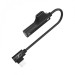 SkyDolphin Перехідник SkyDolphin AU03 USB USB-C - Jack 3.5 + USB-C (M/F), Black (ADPT-00027)
