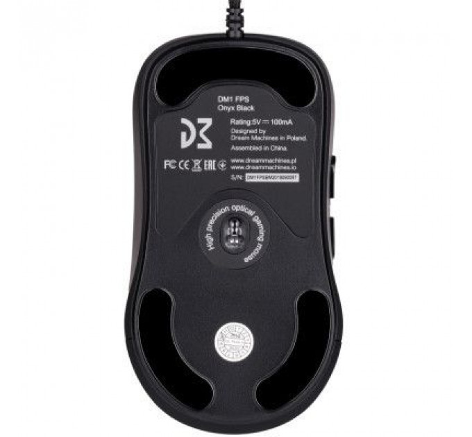 Мишка Dream Machines DM1 FPS USB Onyx Black (DM1FPS_BLACKGLOSSY)