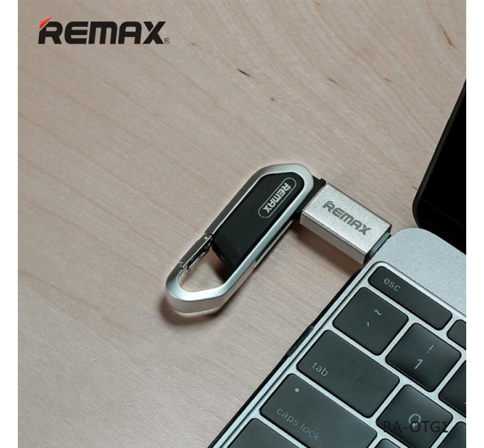 Remax Адаптер Remax Glance USB-USB Type-C RA-OTG1 Silver (2000700004672)