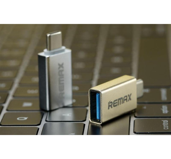 Remax Адаптер Remax Glance USB-USB Type-C RA-OTG1 Silver (2000700004672)