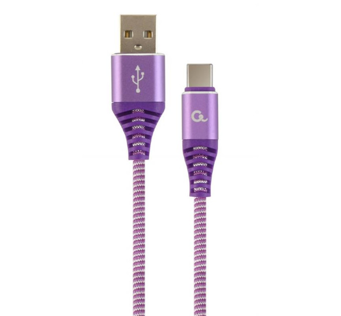 Cablexpert Кабель Cablexpert USB - USB Type-C V 2.0 (M/M), 2 м, Purple/White (CC-USB2B-AMCM-2M-PW)