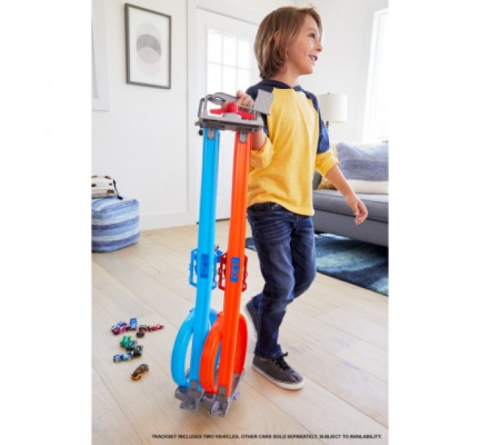 Hot Wheels Автотрек Hot Wheels Портативний "Подвійна петля" (GFH85)