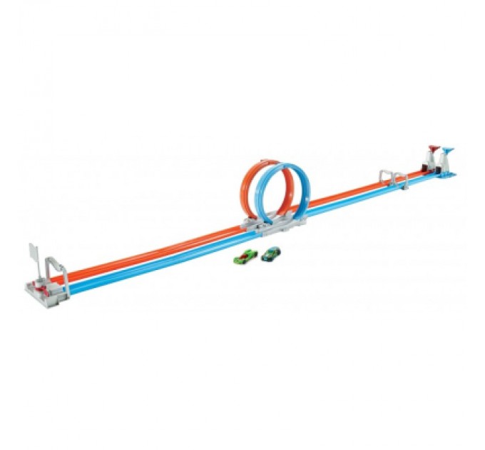Hot Wheels Автотрек Hot Wheels Портативний "Подвійна петля" (GFH85)
