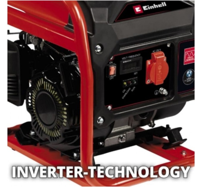 Einhell Генератор Einhell інверторний TC-IG 1100, 1100Вт, 3600об/хв, 1х230В, 4.35А, 6.5л, ручний старт (4152580)