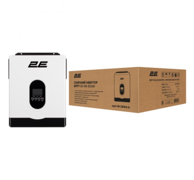 2E Сонячний інвертор 2E VM-3K24H 3000VA/2700W, 24V, Hi-Voltage (2E-VM-3K24H)
